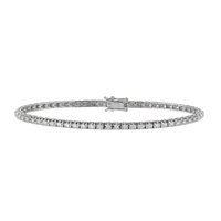Bracciale Gazzola Tennis in Oro bianco Diamante 1.97 Ct S-PMTN200-2 G SI - S-PMTN200-2 G SI